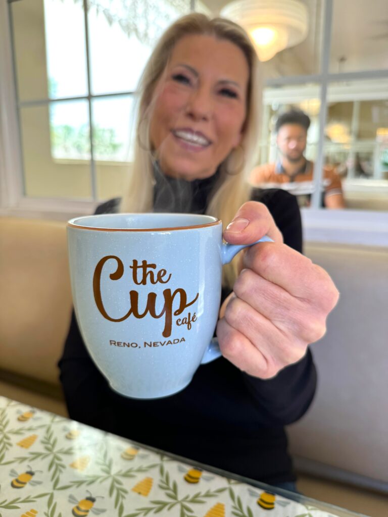 Coffee at The Cup Cafe in Reno, NV