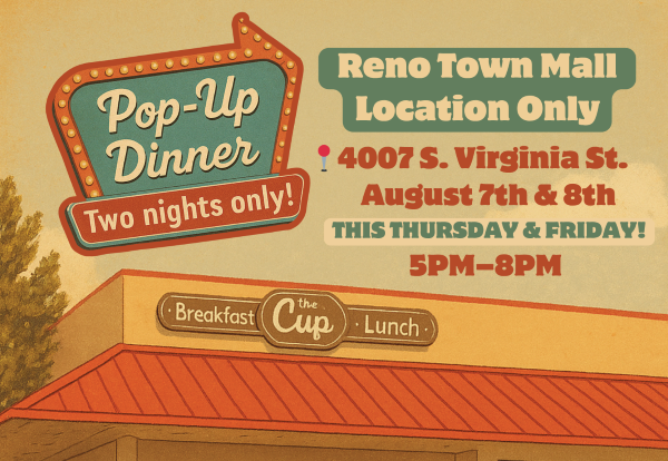 Pop-Up Dinner at The Cup Cafe